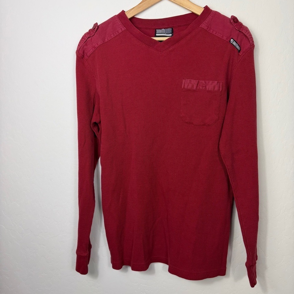 Southpole Red Long Sleeve‎ Shirt Y2K
